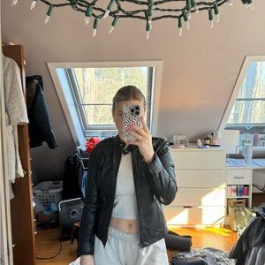 HOLLISTER LEATHER JACKET